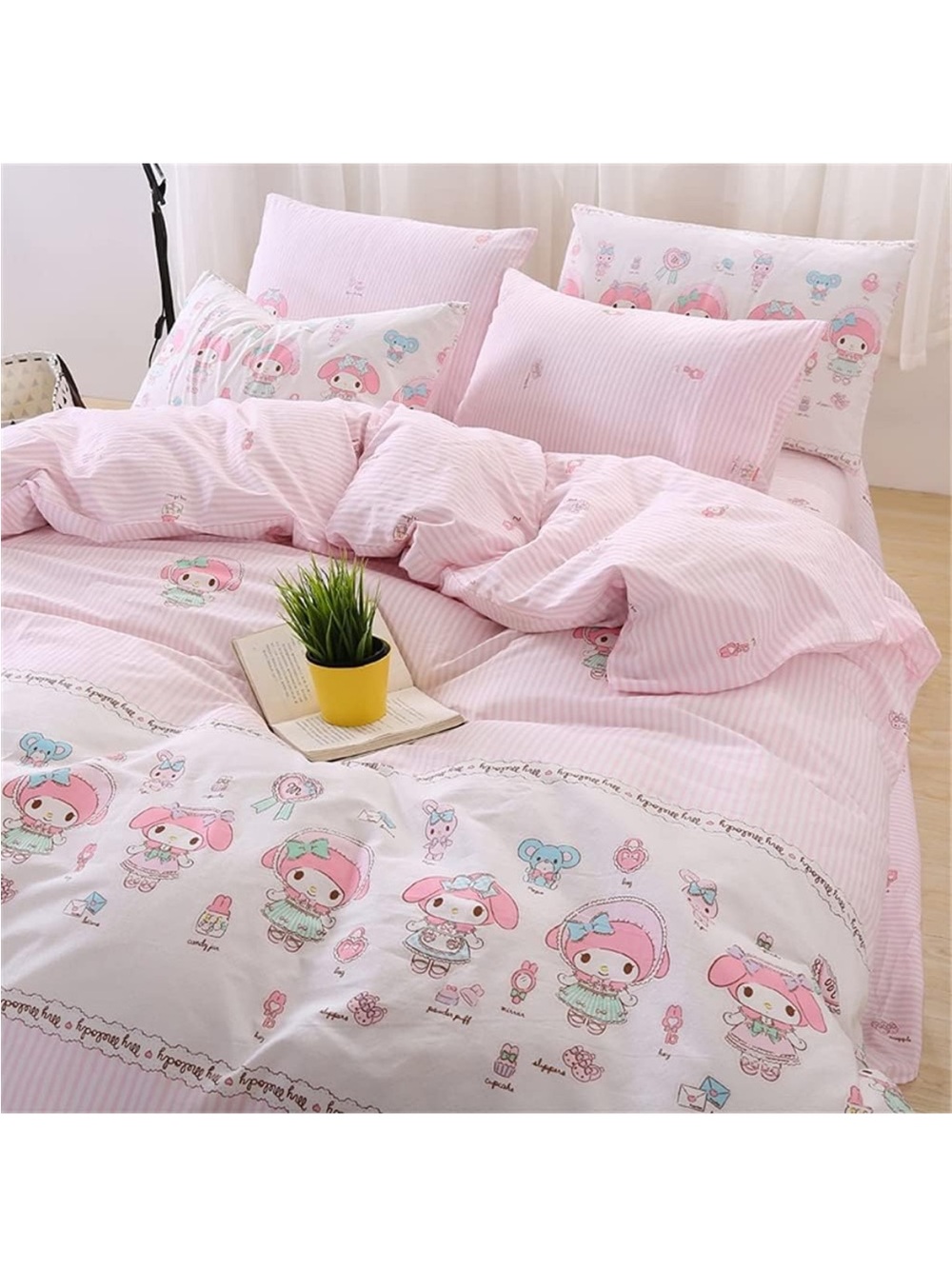 My Melody Queen Cotton Bedding Set 4 pieces